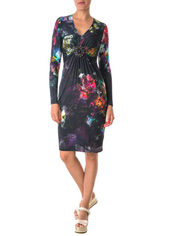 Комбінована кежуал сукня Apriori з абстрактним візерунком