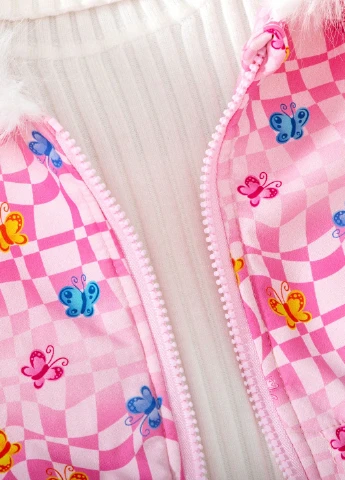 Рожева зимня куртка SHEIN