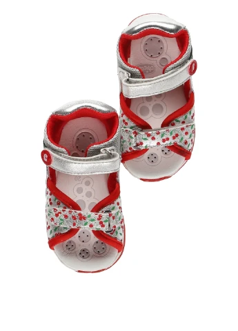 Цветные босоножки Chicco с логотипом