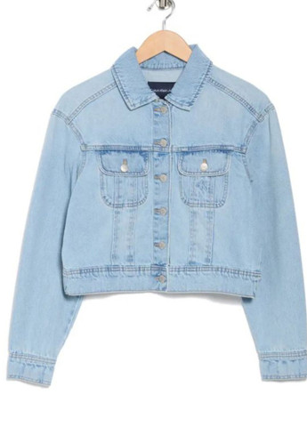 Светло-голубая демисезонная куртка куртка-пиджак Calvin Klein