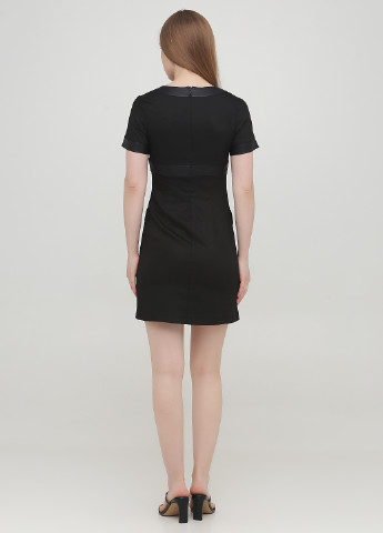 Черное кэжуал платье футляр IvOlga однотонное