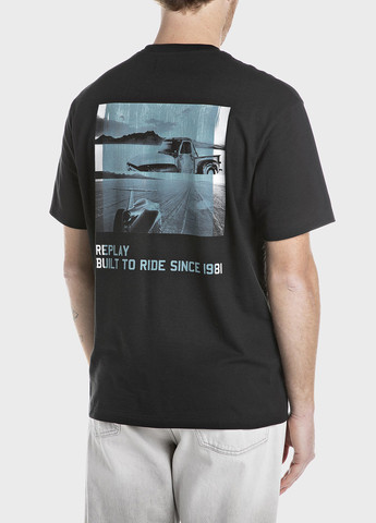 Чорна футболка Replay