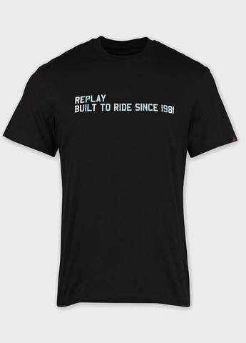 Чорна футболка Replay