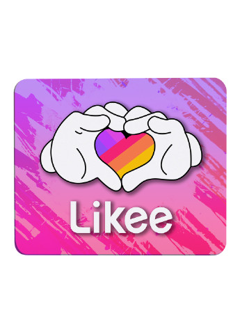 Коврик для мышки Лайк (Likee) (25108-1711) 22х18 см MobiPrint (222995310)