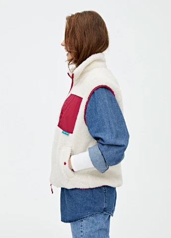 Жилетка,білий-рожевий, Pull & Bear (247320271)