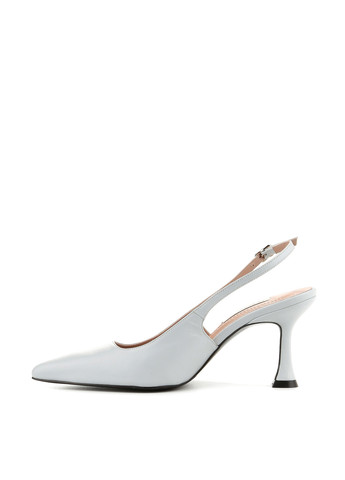 Le'BERDES Туфли слингбеки серо-голубой з натуральная кожа, украина — лето (294097580)