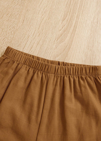 Комбинированный летний костюм (футболка, шорты) SHEIN