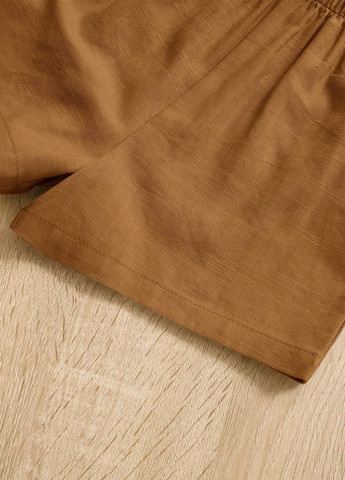 Комбинированный летний костюм (футболка, шорты) SHEIN