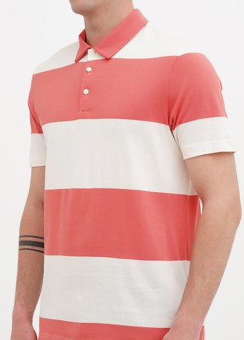 Цветная футболка-поло для мужчин adidas в полоску