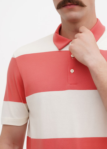 Цветная футболка-поло для мужчин adidas в полоску