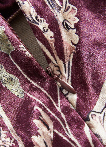 Бордова вечірня, кежуал сукня силуетна SHEIN з квітковим принтом