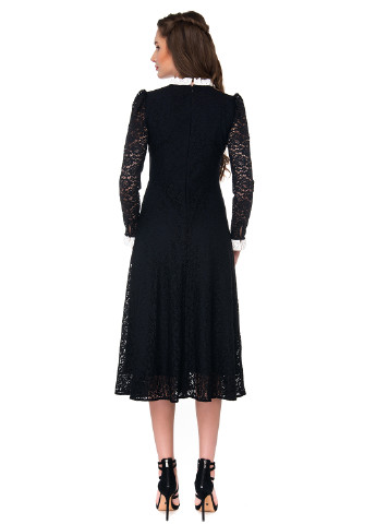 Чорна кежуал плаття, сукня на підкладі Arefeva однотонна