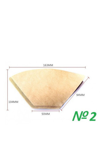 Паперовий фільтр для кави (100 шт) AMZ (307729473)