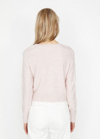 Светло-розовый демисезонный пуловер пуловер KOTON