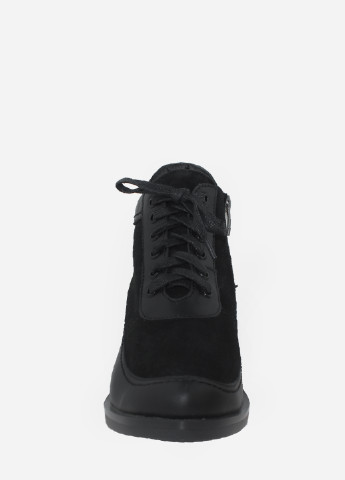 Осенние ботинки rd848 черный Digsi из натуральной замши