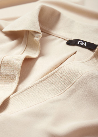 Бежева кежуал сукня сукня-футболка C&A однотонна