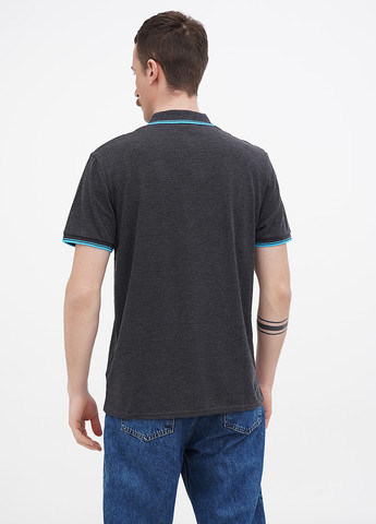 Темно-серая футболка-поло для мужчин Broken Standard меланжевая