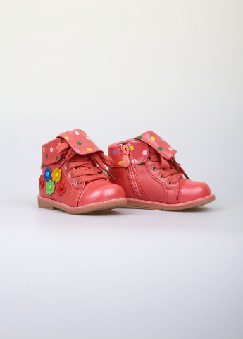 Розовые кэжуал осенние ботинки Шалунишка