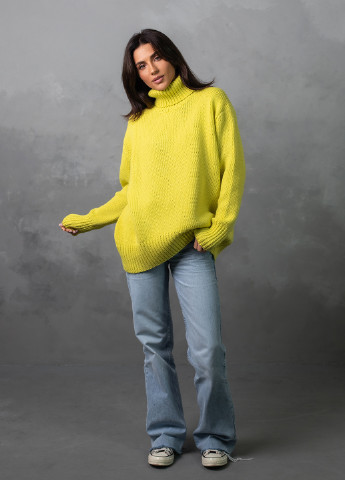 Желтый свитер женский Viviami