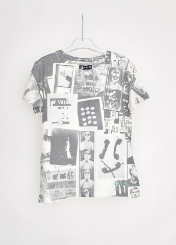 Серая летняя футболка Andy Warhol