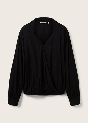 Чёрная блуза Tom Tailor