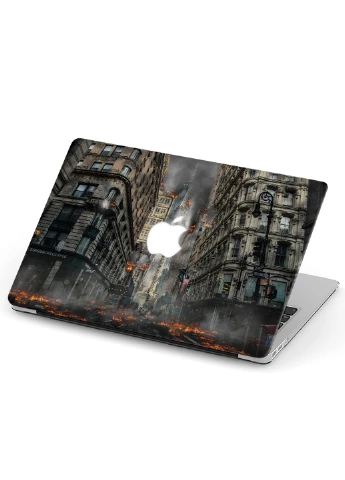 Чехол пластиковый для Apple MacBook Air 13 A1466 / A1369 Бэттери Парк сити (explosion Battery Park City) (6351-2502) MobiPrint (218867419)
