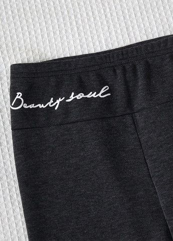 Темно-серые зимние леггинсы SHEIN