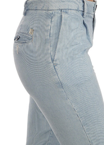 Светло-голубые кэжуал демисезонные брюки LTB
