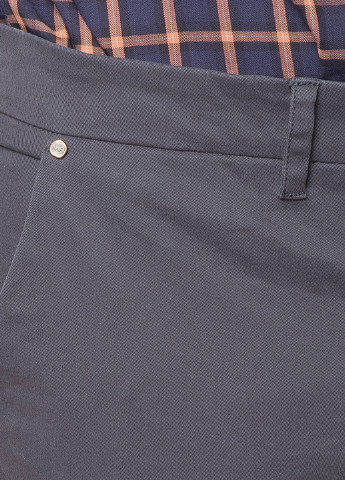 Темно-серые кэжуал демисезонные со средней талией брюки MR 520