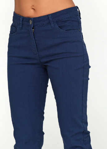 Синие демисезонные зауженные джинсы BRANDTEX CLASSIC