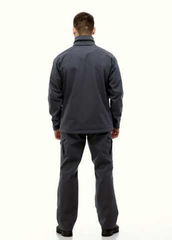 Серый демисезонный костюм (куртка, брюки) брючный Fishing Style