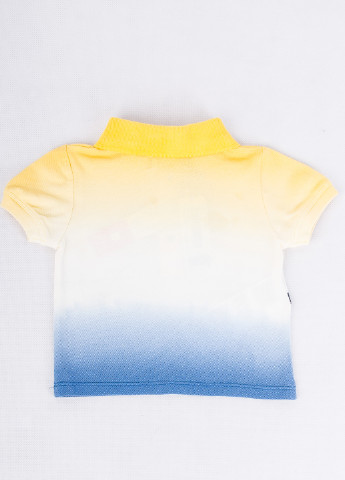 Желтая детская футболка-поло для мальчика Boboli
