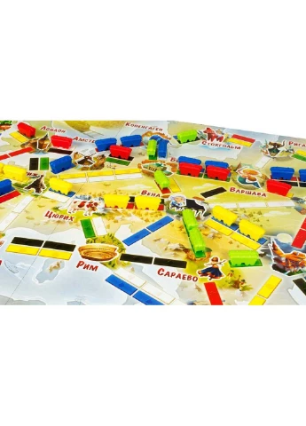 Настольная игра Ticket to Ride Junior Европа Hobby World 29.8 х 29.8 х 7.1 (232007661)