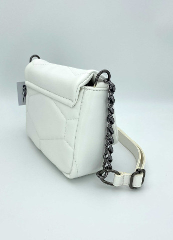 Сумка жіноча крос боді екошкіра стьобана (wel-90500) Біла WeLassie (253982785)