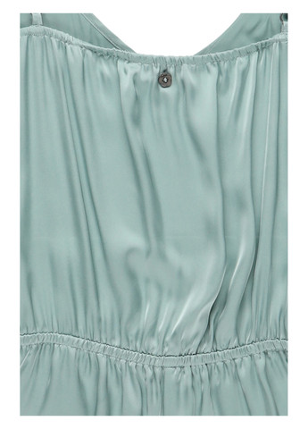 Комбінезон myMO комбінезон-шорти однотонний бірюзовий кежуал поліестер, атлас