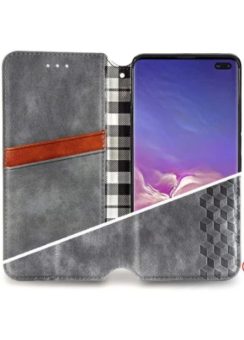 Шкіряний чохол книжка Cubic (PU) для Oppo A73 Сірий (is_00000040670_4) Getman (250499240)