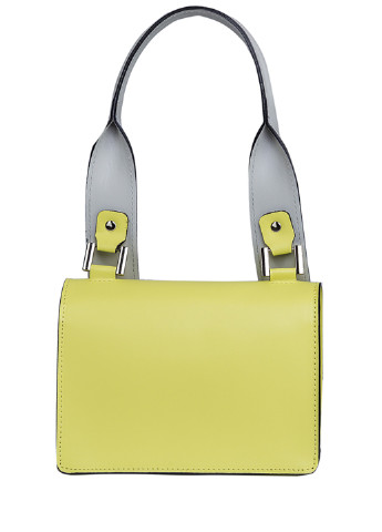 Лимонная кожаная сумка-тоут Conte Frostini (254368052)