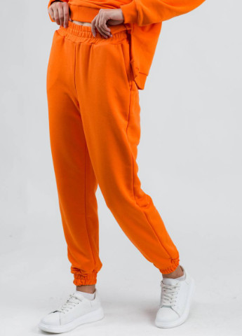 Оранжевые демисезонные брюки Ромашка