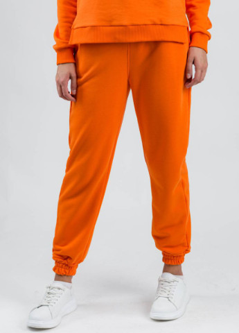Оранжевые демисезонные брюки Ромашка