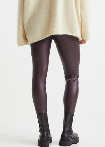 Легінси утепелені зі штучної шкіри H&M (324223665)