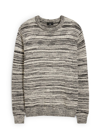 Чорно-білий демісезонний джемпер джемпер C&A