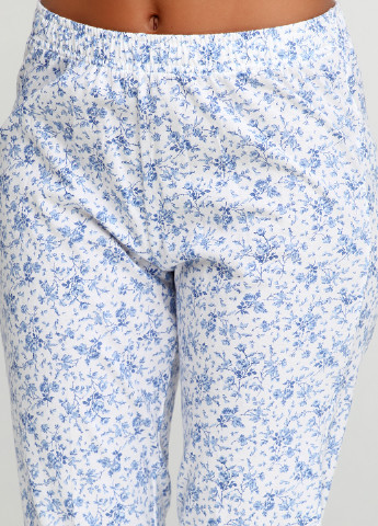 Біла всесезон піжама (лонгслів, брюки) Women'secret