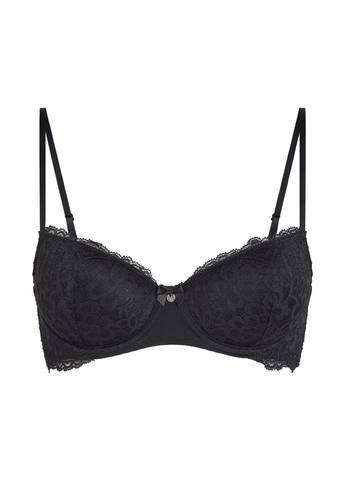 Чёрный корбей бюстгальтер Hunkemoller с косточками полиамид