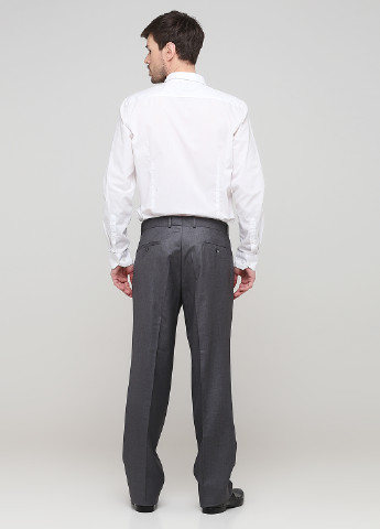 Темно-серые классические демисезонные классические брюки lusien