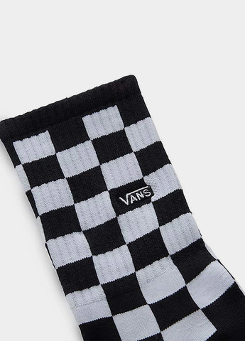 Чорно-білі шкарпетки Vans клітинка демісезон (327373905)