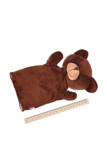 Мягкая игрушка-перчатка Мишка, 28 см Goki рисунок коричневая