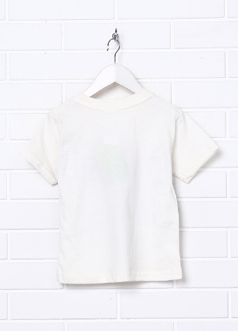 Белая летняя футболка с коротким рукавом Babexi