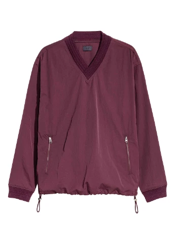 Бордовая демисезонная ветровка H&M