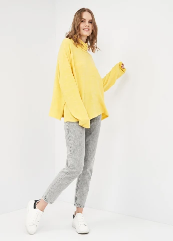 Жовтий демісезонний светр H&M