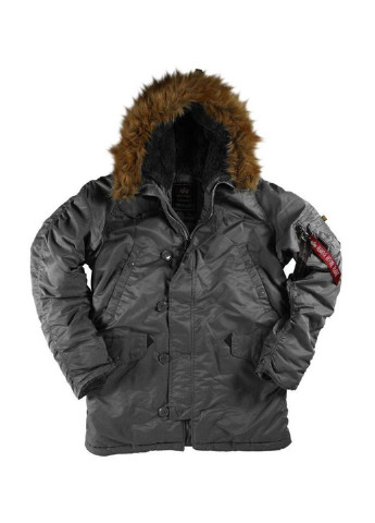 Темно-серая зимняя куртка Alpha Industries